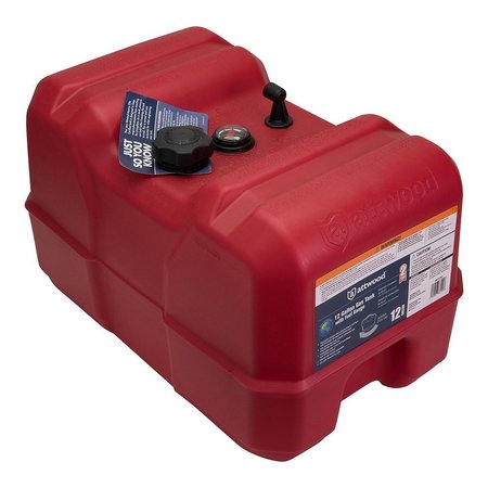 ATTWOOD MARINE Attwood Portable Fuel Tank - 12 Gallon w/Gauge 8812LPG2